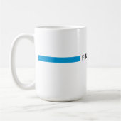 Mug drapeau minimaliste finlandais (Gauche)