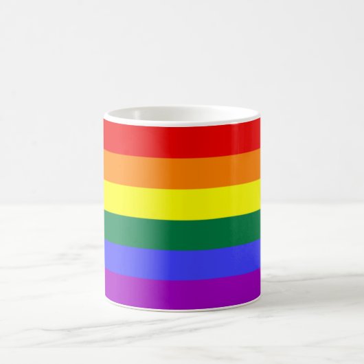 Mug Drapeau Mog d'arc-en-ciel (Centre)