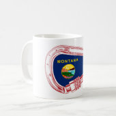 Mug Drapeau Montana Escalade carabiner (Devant gauche)
