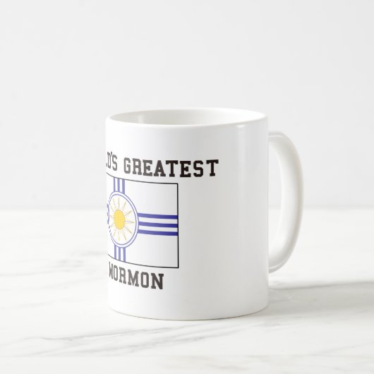 Mug Drapeau mormon (Devant droit)