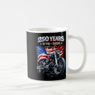 Mug Drapeau Motocyclette Biker 250 Ans Américain