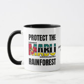 Mug Drapeau Mozambique de la PLUIE MABU (Gauche)
