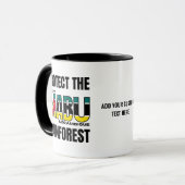 Mug Drapeau Mozambique de la PLUIE MABU (Devant gauche)