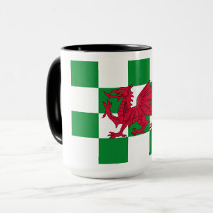Mug Drapeau mystique de dragon celtique rouge du Pays