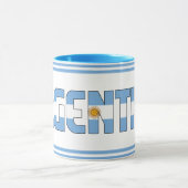 Mug Drapeau national argentin Café patriotique (Centre)