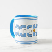 Mug Drapeau national argentin Café patriotique (Devant gauche)