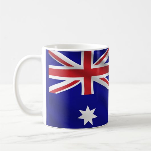 Mug Drapeau national australien 3D Wavy (Gauche)