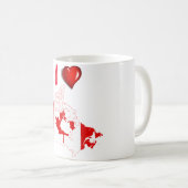 Mug Drapeau national canadien (Devant droit)