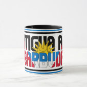 Mug Drapeau national d'Antigua et Barbuda Café patriot (Centre)