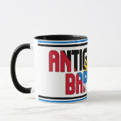 Mug Drapeau national d'Antigua et Barbuda Café patriot (Gauche)