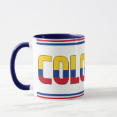 Mug Drapeau national de Colombie Café patriotique (Gauche)