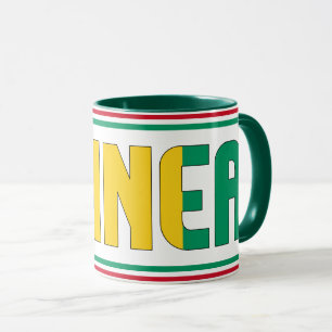 Mug Drapeau national de Guinée Café patriotique