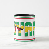 Mug Drapeau national de Guyana Café patriotique (Centre)