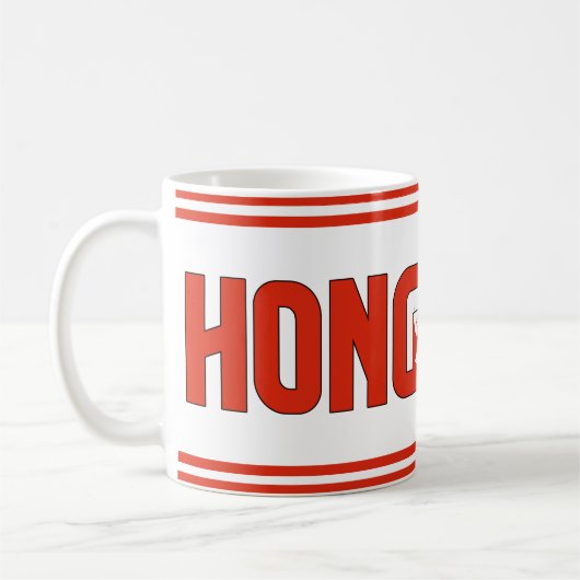Mug Drapeau national de Hong Kong patriotique (Gauche)