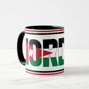 Mug Drapeau national de Jordanie Café patriotique