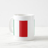 Mug Drapeau national de l'Italie (Devant gauche)