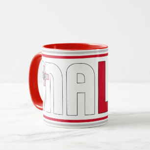 Mug Drapeau national de Malte Café patriotique