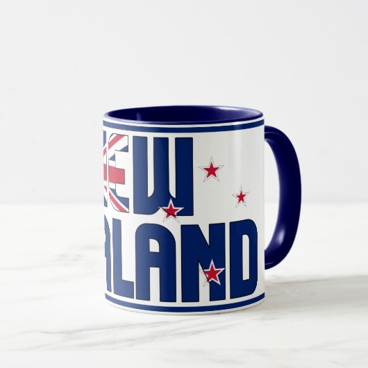Mug Drapeau national de Nouvelle-Zélande Café patrioti (Devant droit)