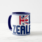 Mug Drapeau national de Nouvelle-Zélande Café patrioti (Devant gauche)