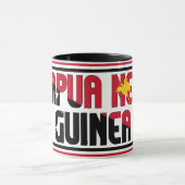 Mug Drapeau national de Papouasie-Nouvelle-Guinée Café (Centre)