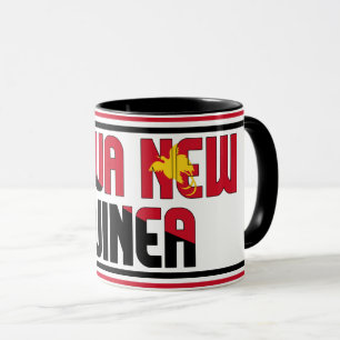 Mug Drapeau national de Papouasie-Nouvelle-Guinée Café