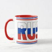 Mug Drapeau national de Russie Café patriotique (Gauche)