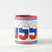 Mug Drapeau national de Russie Café patriotique (Centre)
