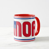 Mug Drapeau national de Samoa Café patriotique (Devant droit)
