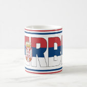 Mug Drapeau national de Serbie patriotique (Centre)