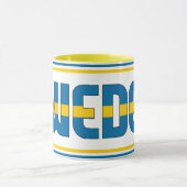 Mug Drapeau national de Suède Café patriotique (Centre)