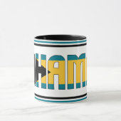 Mug Drapeau national des Bahamas Café patriotique (Centre)