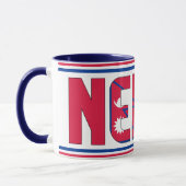 Mug Drapeau national des Îles du Népal Café patriotiqu (Gauche)