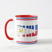 Mug Drapeau national des Philippines Café patriotique (Gauche)