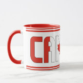 Mug Drapeau national du Canada Café patriotique (Gauche)