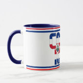 Mug Drapeau national du Costa Rica Café patriotique (Gauche)