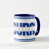 Mug Drapeau national du Honduras Café patriotique (Devant droit)