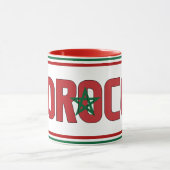 Mug Drapeau national du Maroc Café patriotique (Centre)
