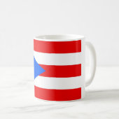 Mug Drapeau national du monde de Porto Rico (Devant droit)