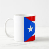 Mug Drapeau national du monde de Porto Rico (Gauche)