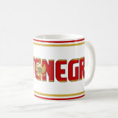 Mug Drapeau national du Monténégro patriotique (Devant droit)
