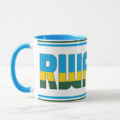 Mug Drapeau national du Rwanda Café patriotique (Gauche)