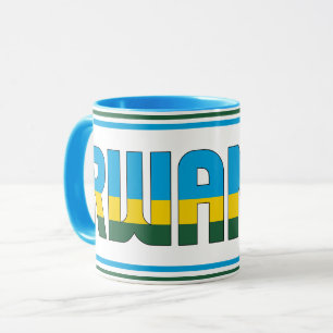 Mug Drapeau national du Rwanda Café patriotique
