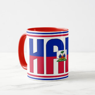 Mug Drapeau national Haïti Café patriotique