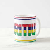Mug Drapeau national mauricien patriotique (Devant droit)