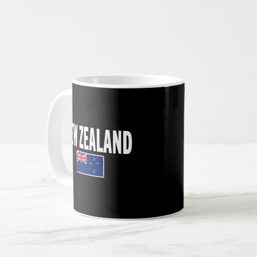 Mug Drapeau néo-zélandais de Kiwi (Devant gauche)