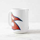 Mug Drapeau Népalais (Devant gauche)