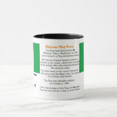 Mug Drapeau nigérian personnalisé - Faits (Centre)