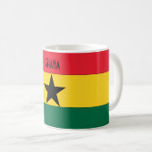 Mug Drapeau noir du Ghana (Devant droit)