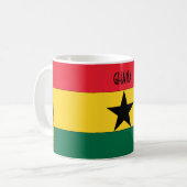 Mug Drapeau noir du Ghana (Devant gauche)
