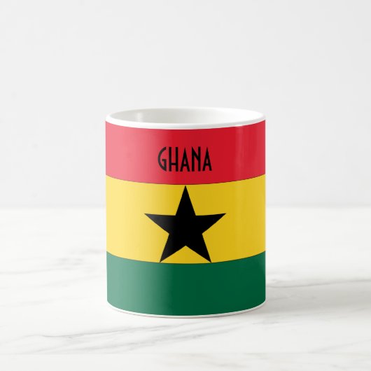 Mug Drapeau noir du Ghana (Centre)